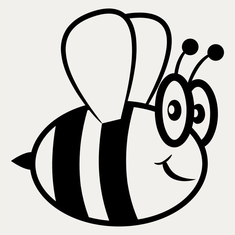 Abeille drôle mignon