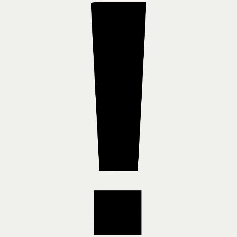 Ausrufezeichen Statement Geschenk Auffallen