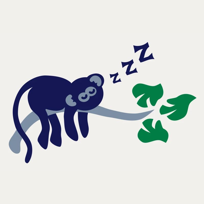 sleeping monkey