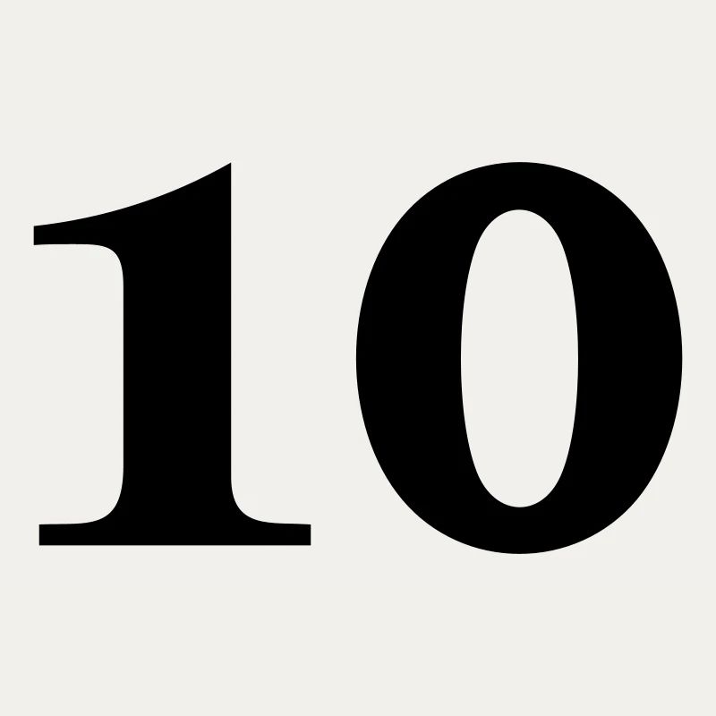 Zahl 10
