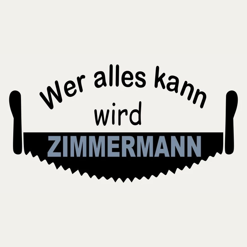 zimmermann mit säge
