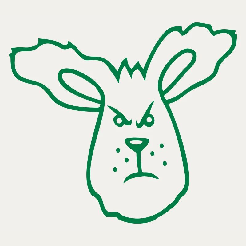 Hase wütend Böse Frech aggressiv hassen Frust Wut