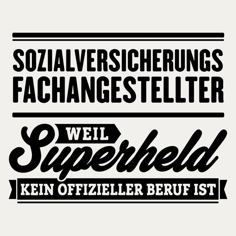 Superheld Sozialversicherungsfachangestellter