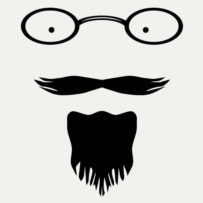 The Mad Professor Schnurrbart und Bart Combo