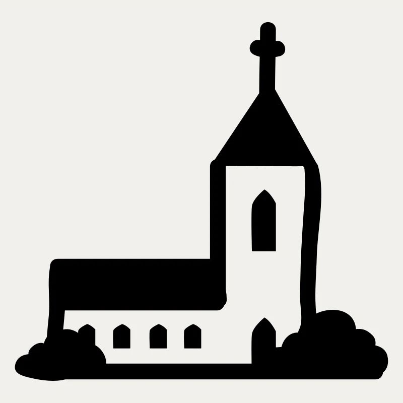 Kirche - line