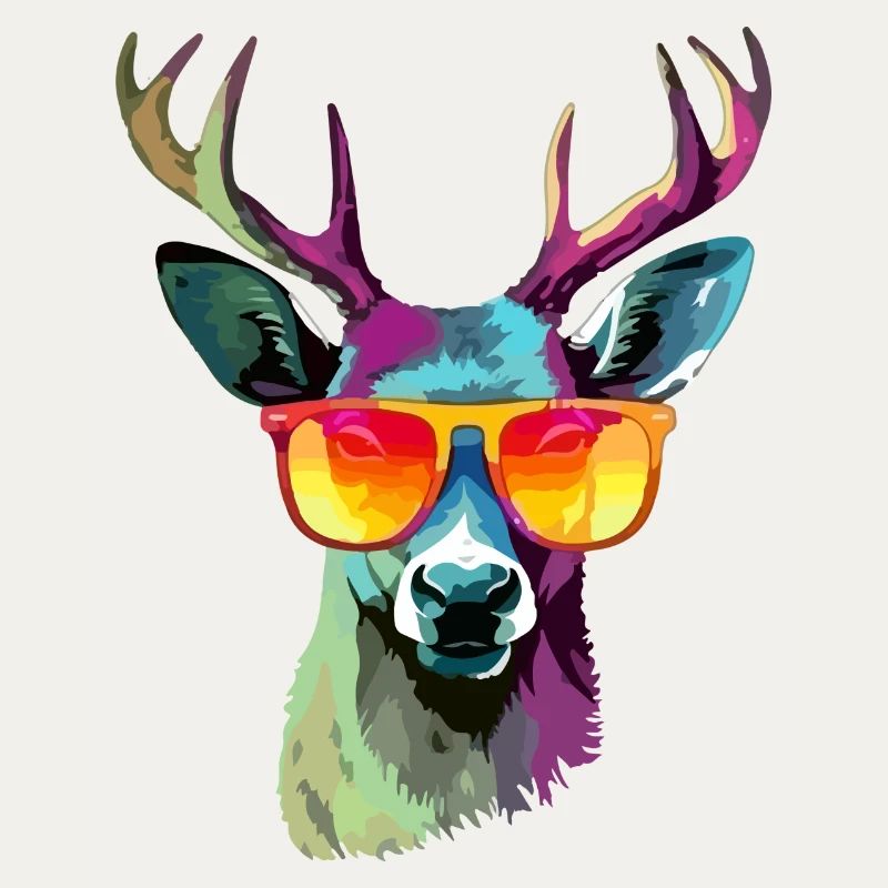 Jack the bespectacled deer
