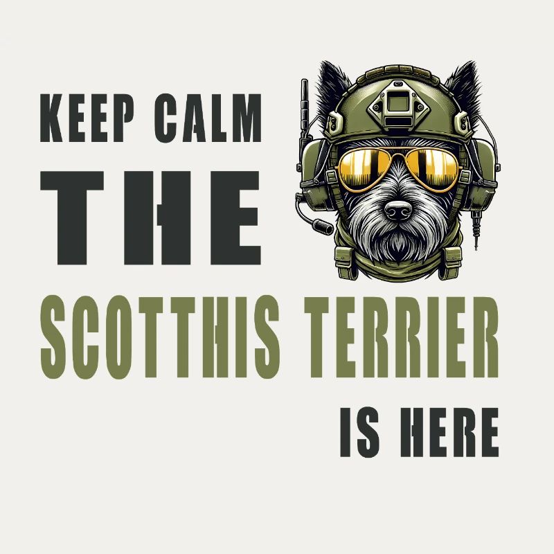 Scottish Terrier Warrior Dog