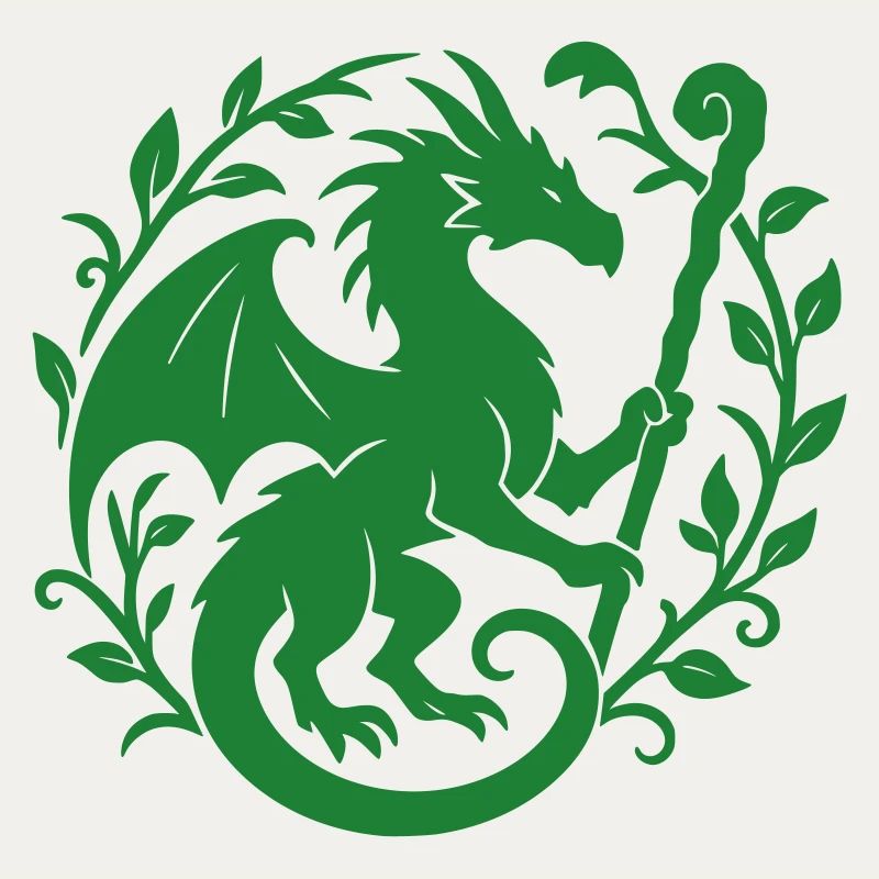 Druide Dragon (vert clair)