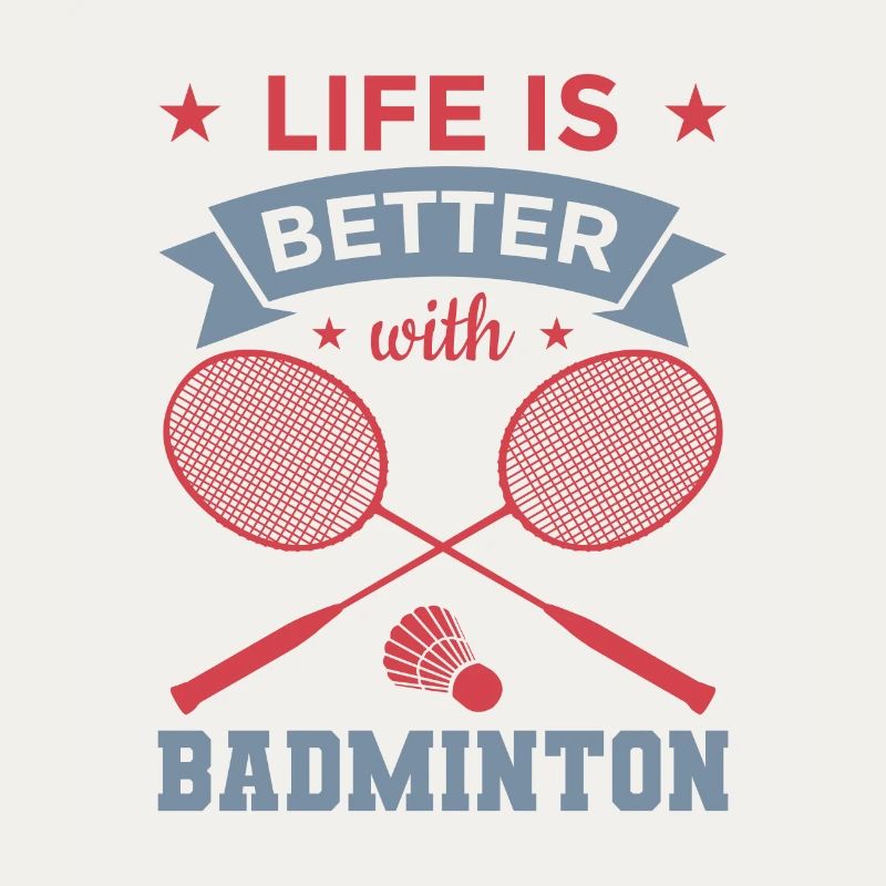 Das Leben ist besser mit Badminton
