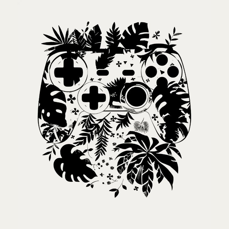 Spiel Controller Comic Stil