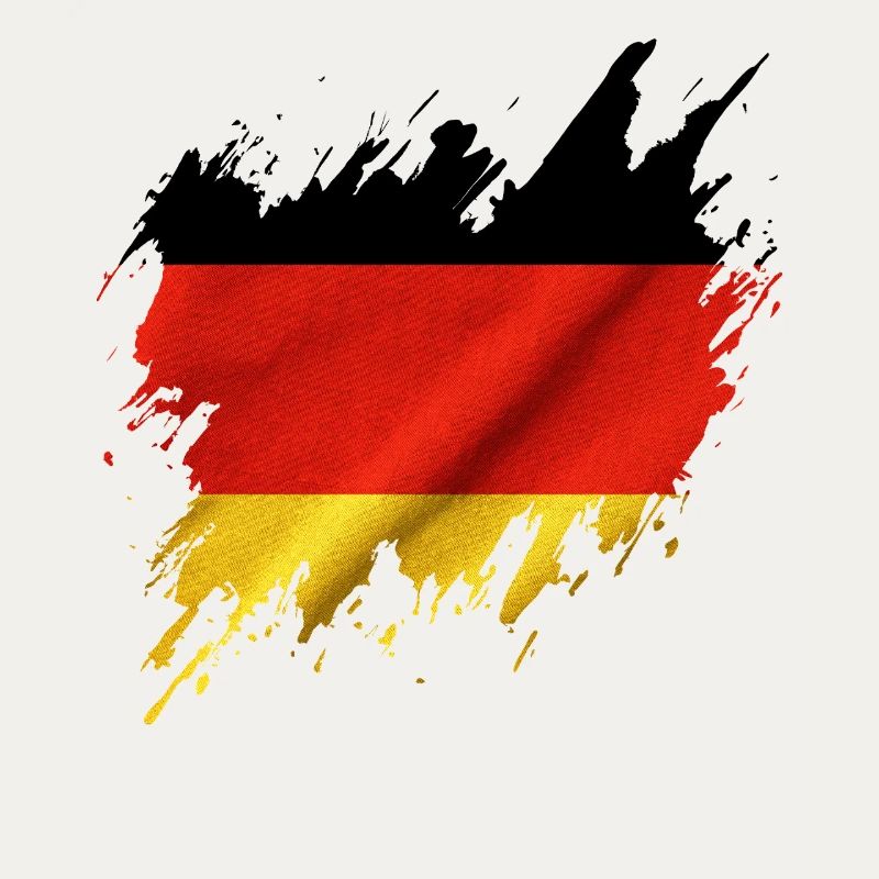 Germany flag, ripped style