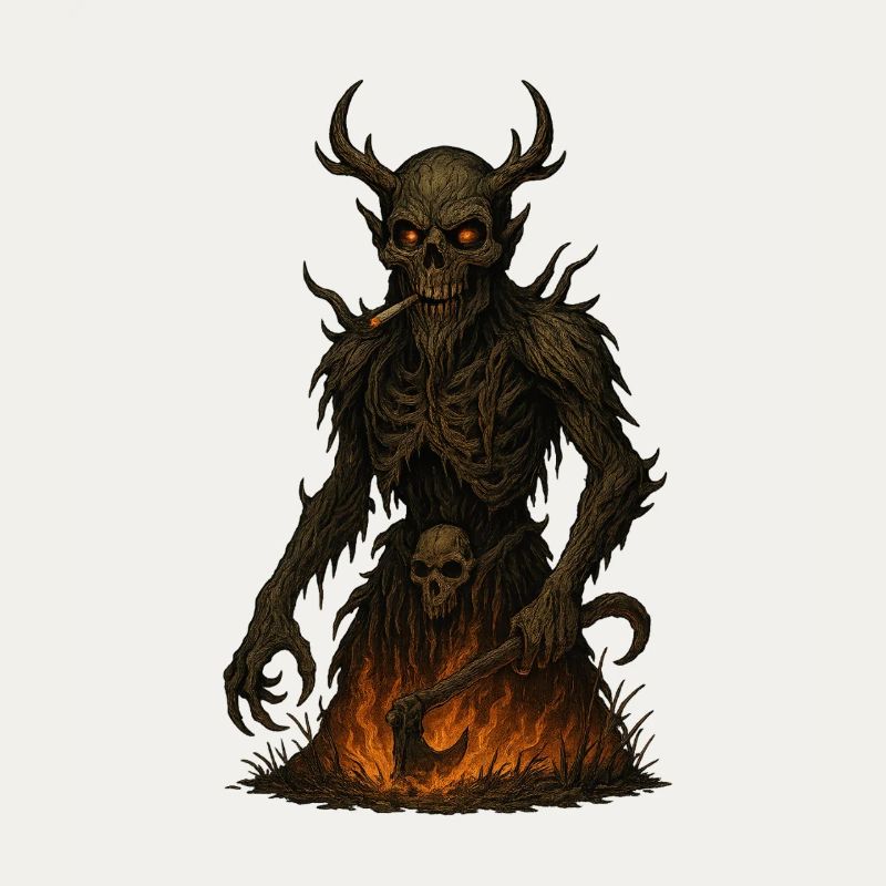 Forest Demon Skull