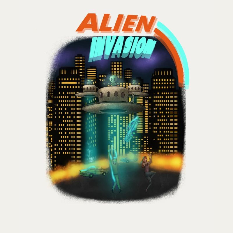 Chemise spatiale de l’Invasion extraterrestre