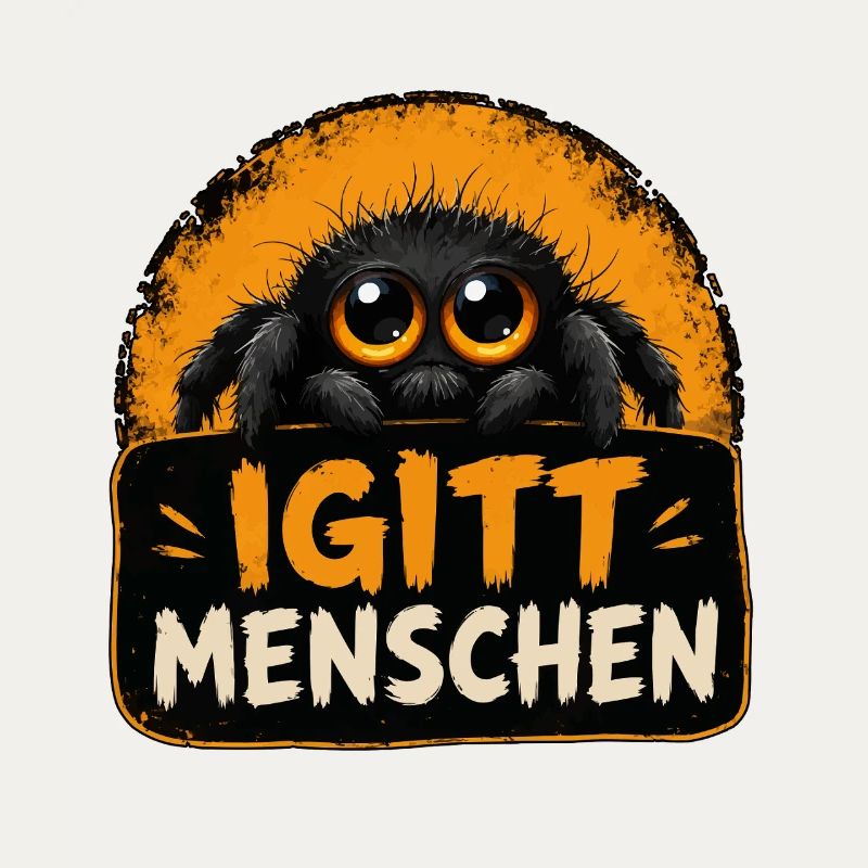 Witzige Igitt ! Menschen Spinne