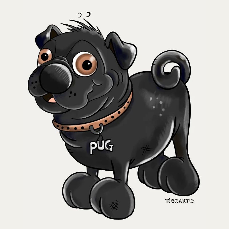 Da kommt ein Mops