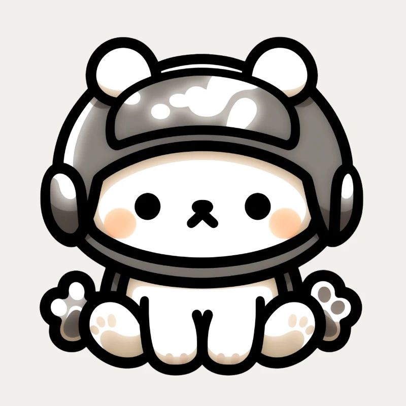 Fun Dog mit Helm