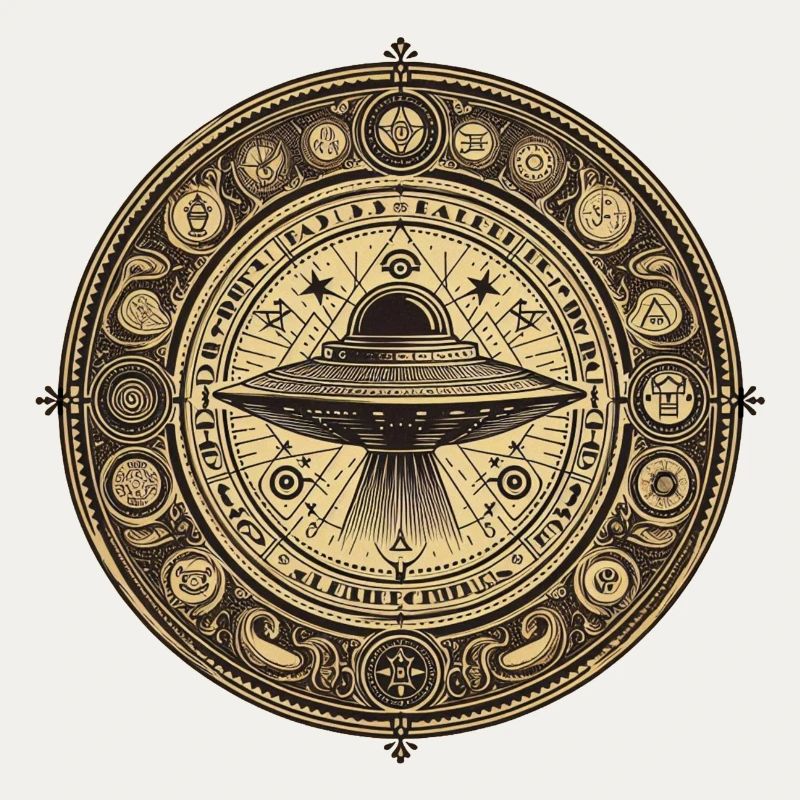 Pre-astronautics UFO Logo
