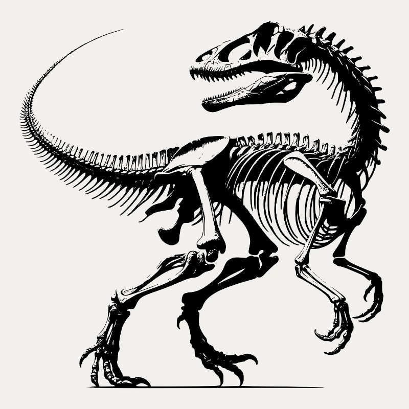 Dinosaur Bone Old, No Skin, No Problem