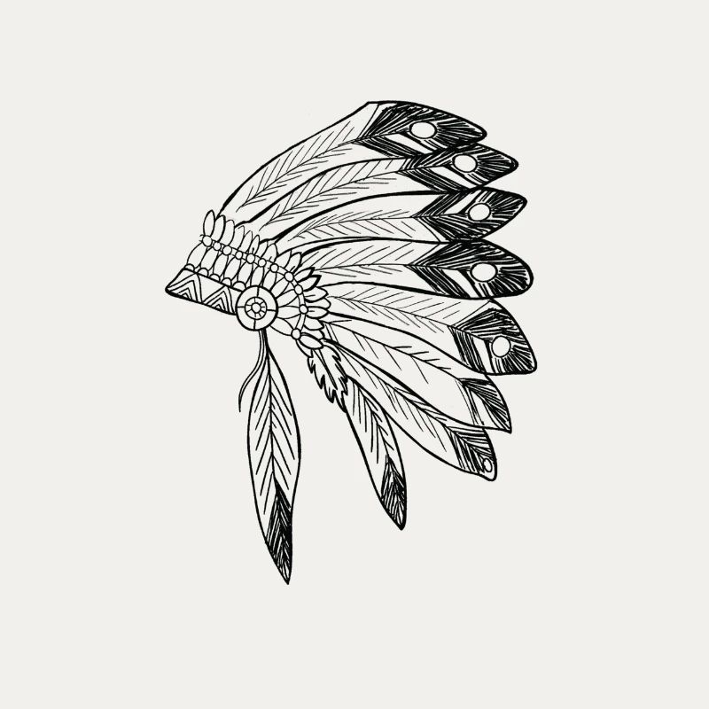 Coiffe Apache Guerrier Indien