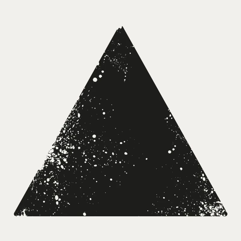 hippie triangle symbole de forme