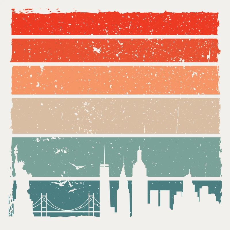 Sunset Skyline Gradient