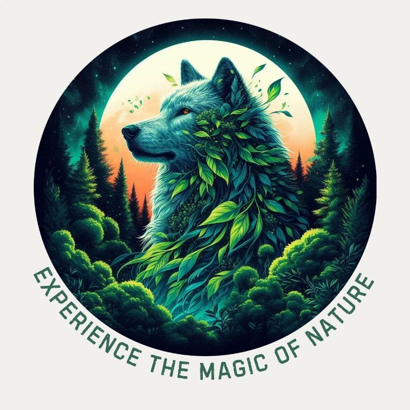 Wolf im Wald