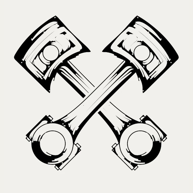 Car - Piston - Workshop - Engine - Garage