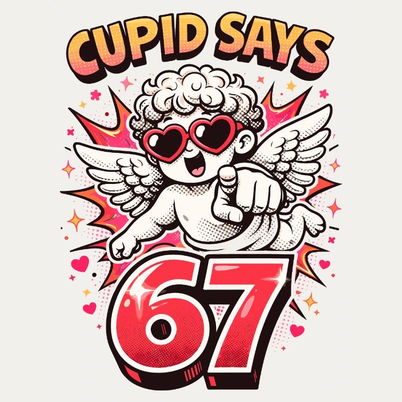 Cupidon Jours 67 Love Cadeau de la Saint-Valentin mignon