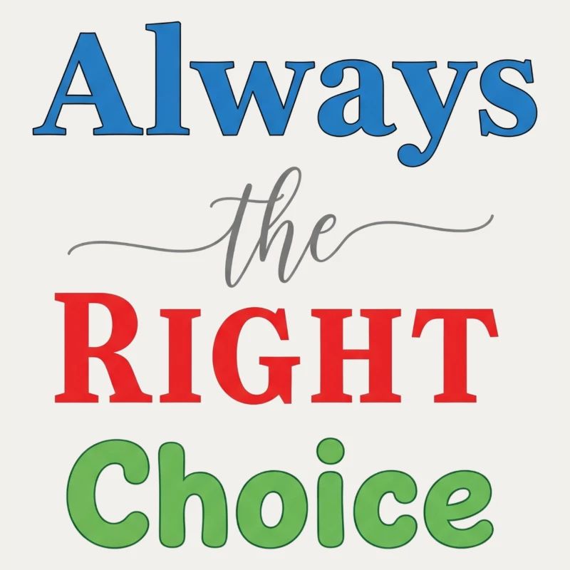 Conception typographique multicolore vive