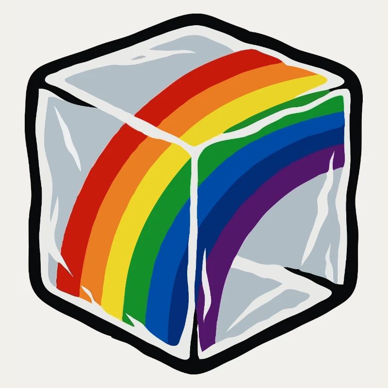 Rainbow in cube