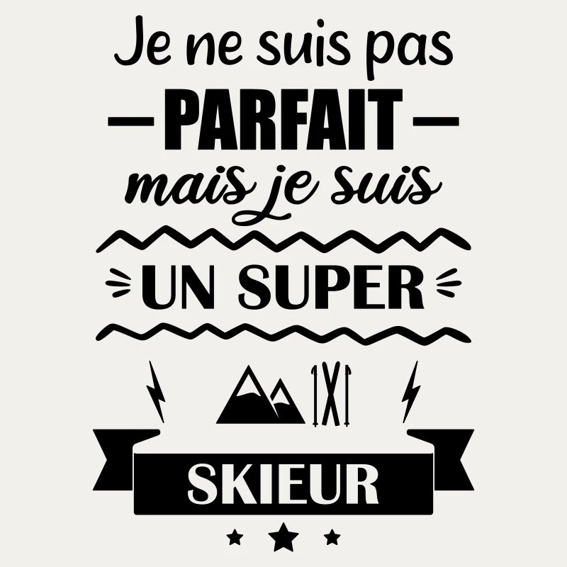 Super Skier Winter Mountain