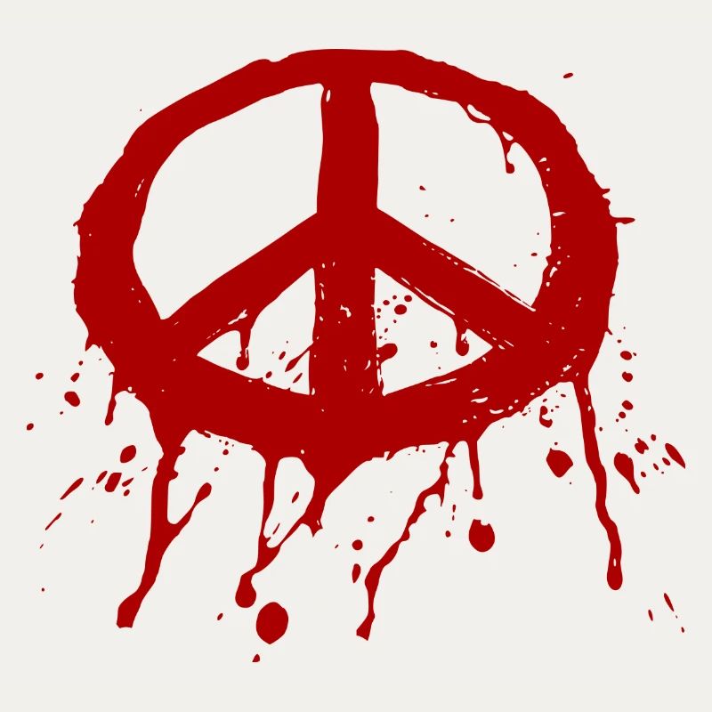 Paz Graffiti Roja