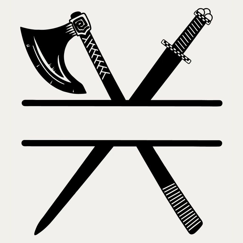 Wikinger Axt Schwert