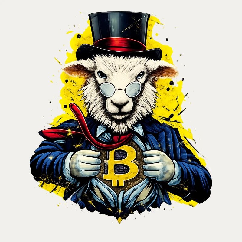 Bitcoin Schaf Gentleman
