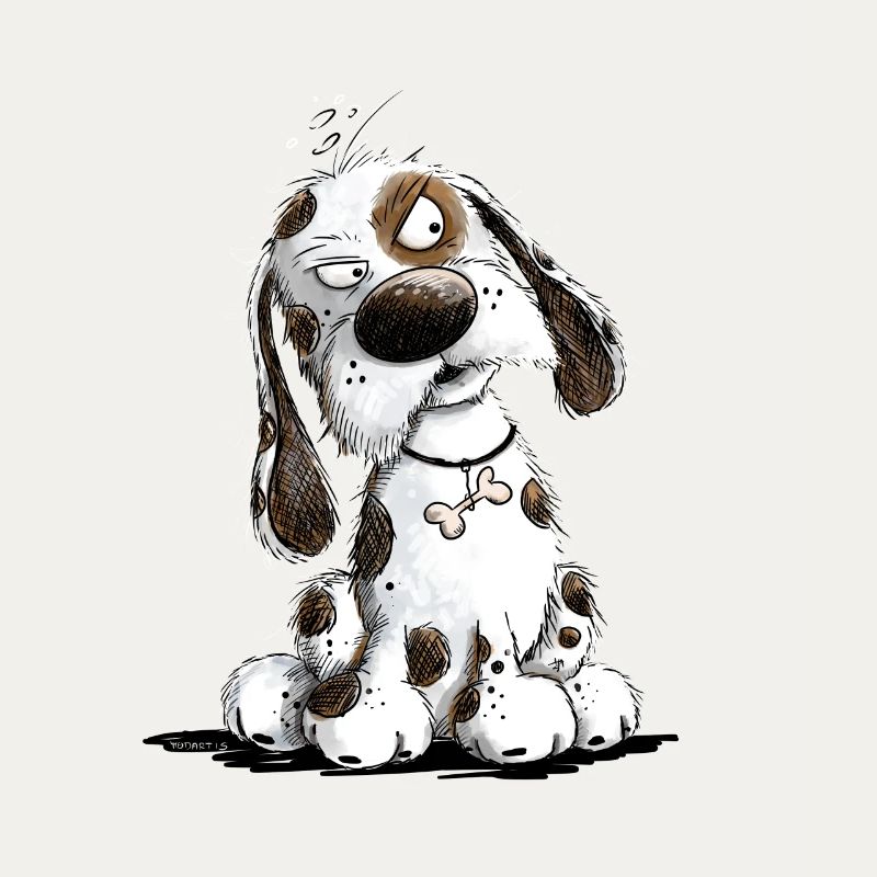 Nope Dog Saying Statement Grumpy