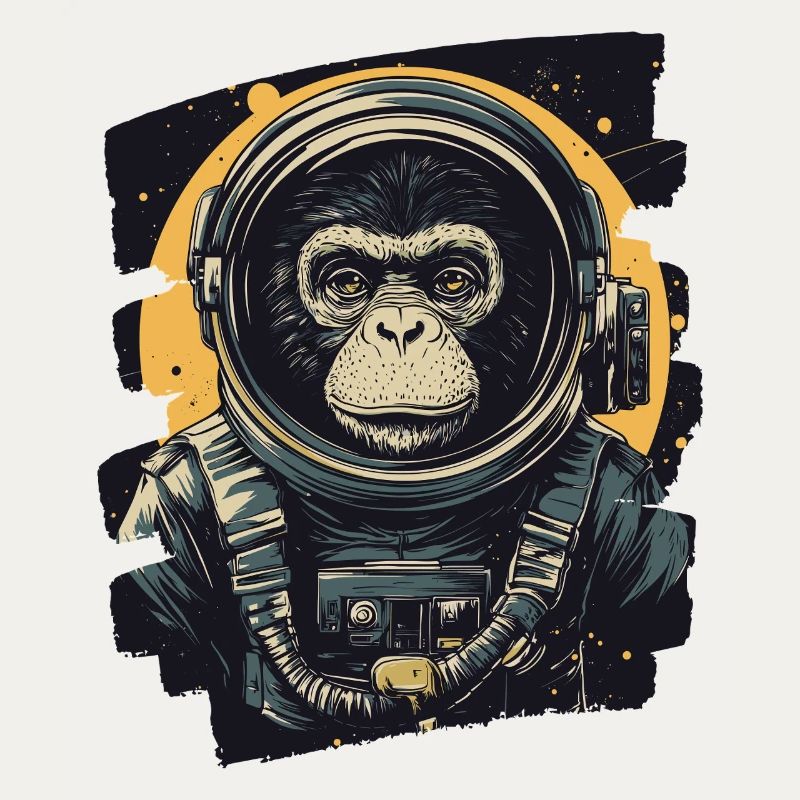 Singe astronaute