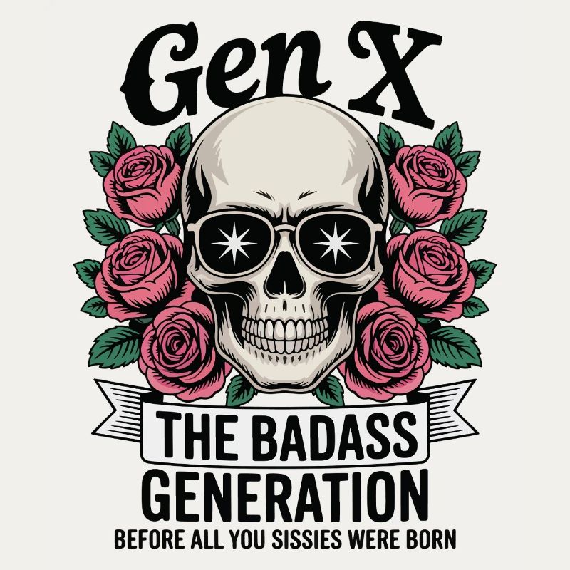 Gen X Génération badass avant la naissance S’amuser