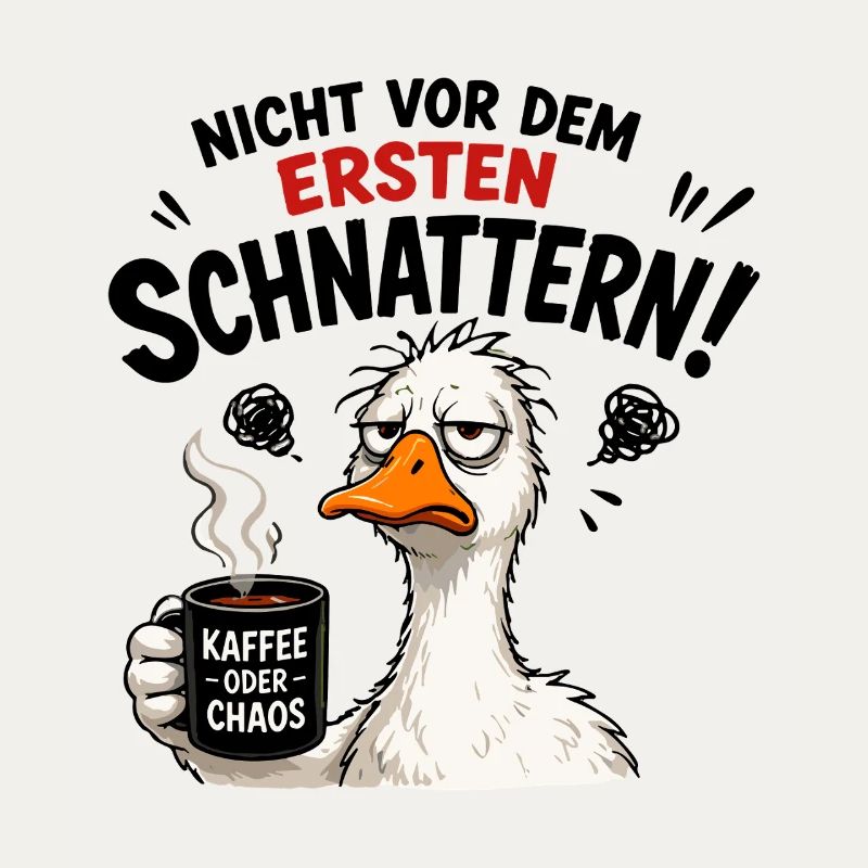  Nicht vor dem ersten Schnattern Kaffee oder Chaos