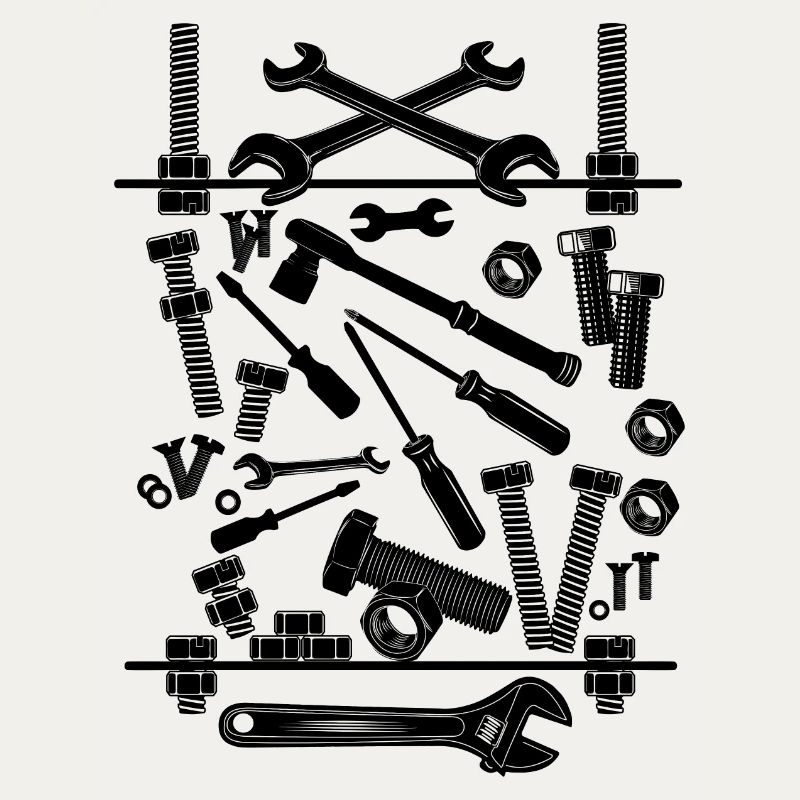Composition des outils Noir