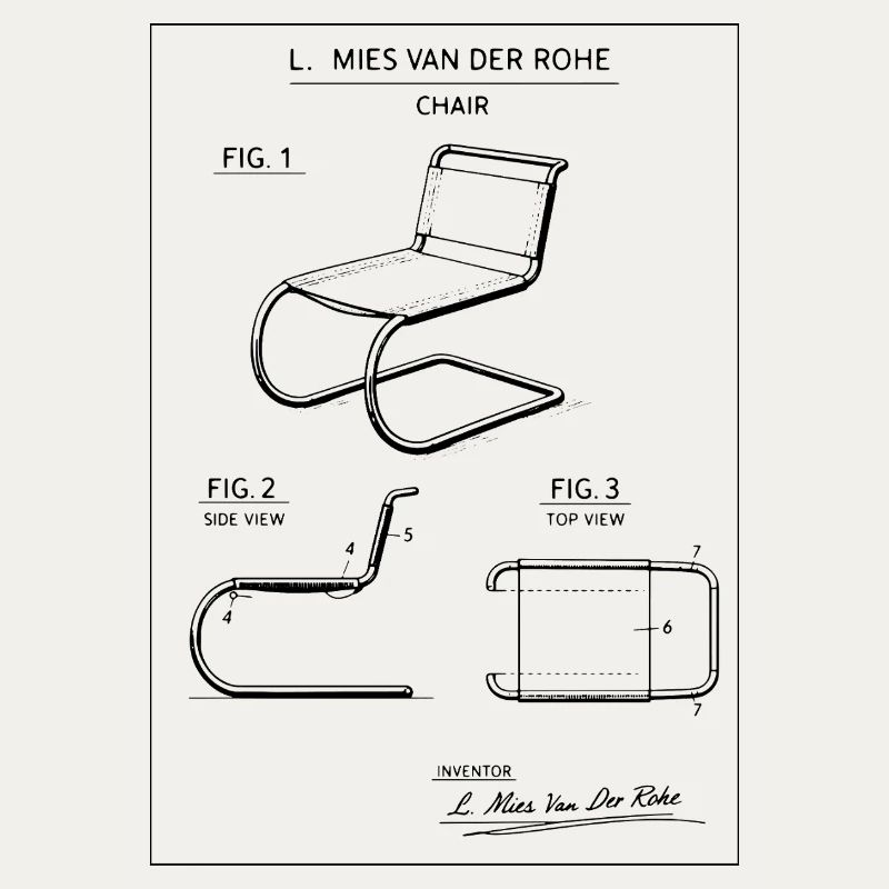 Conception moderne des chaises