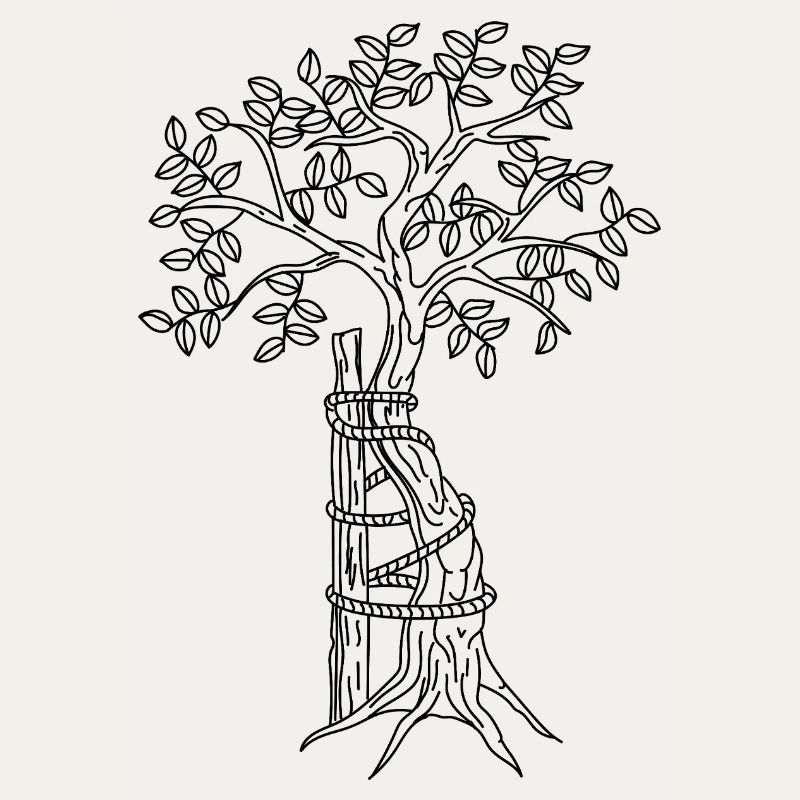 Tree by Andry – black