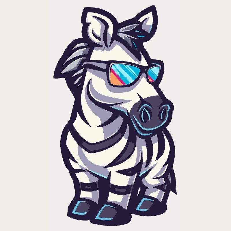 Zebra Cool Comic