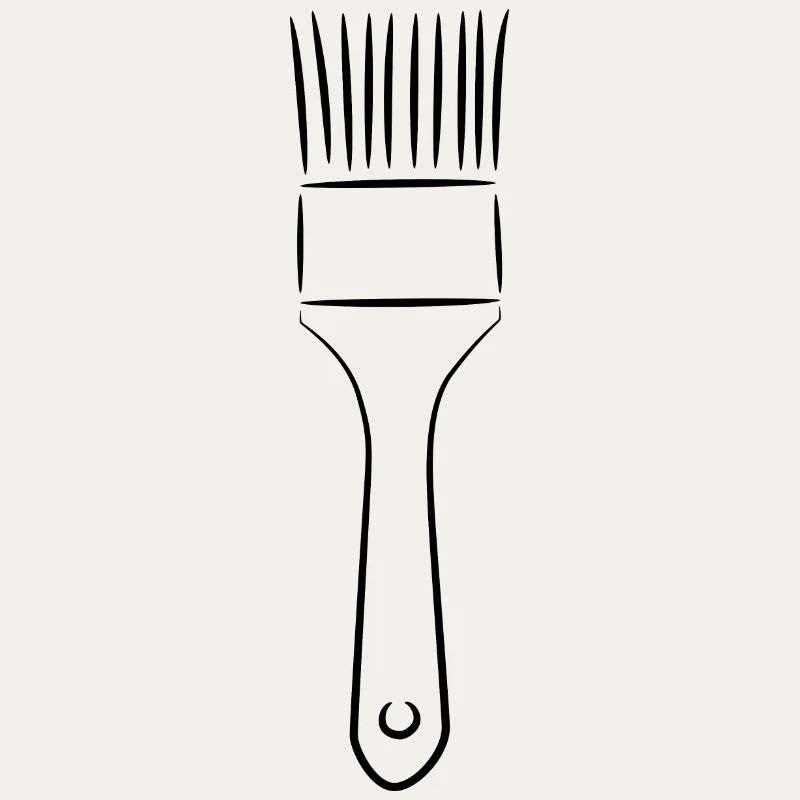 Painter Brush Drawing