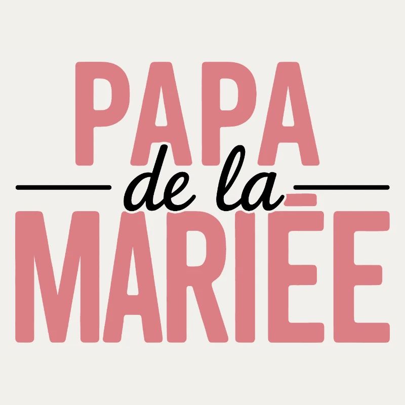 Papa de la Mariée design élégant pour mariage