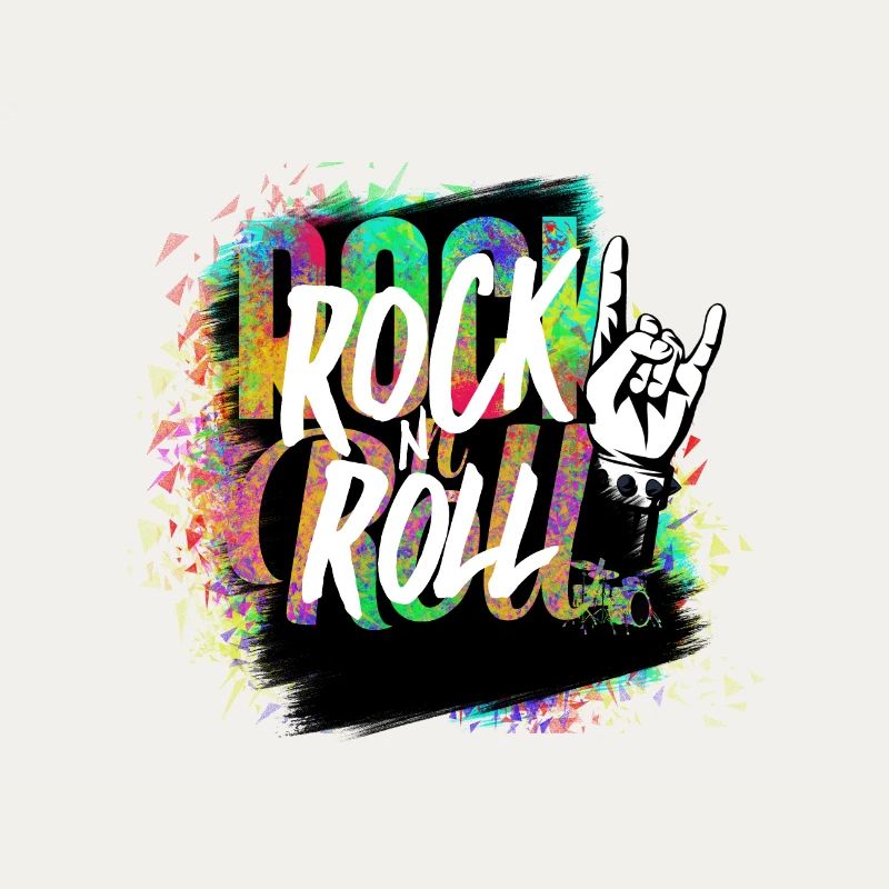 Rock n Roll Farbexplosion