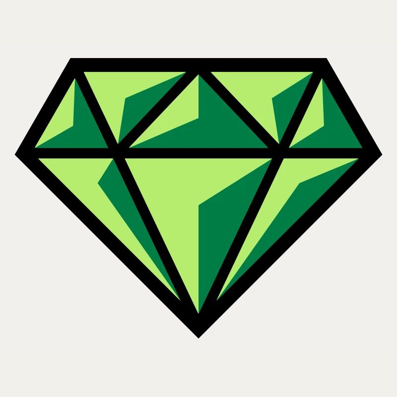 Diamant (pierre précieuse symbole brillant / POS Gre 3C)