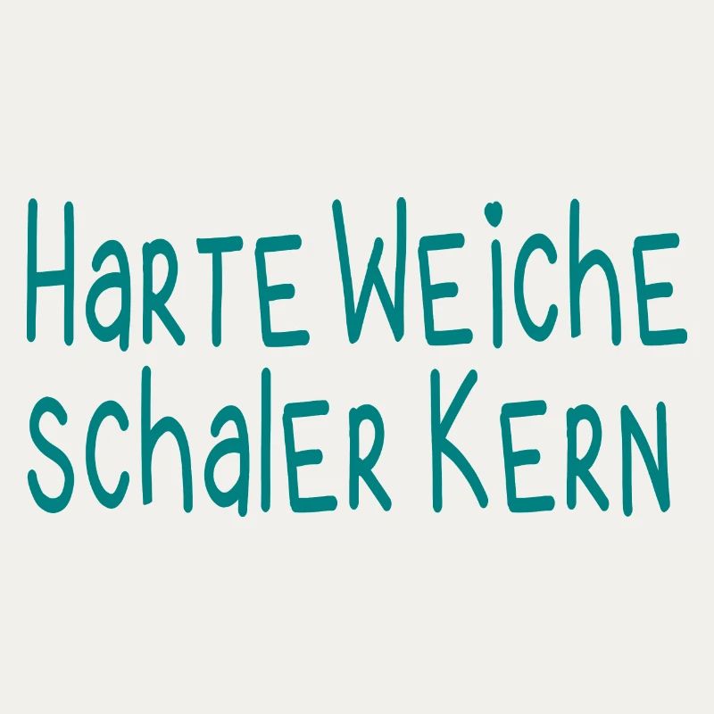 Harte Weiche Schaler Kern