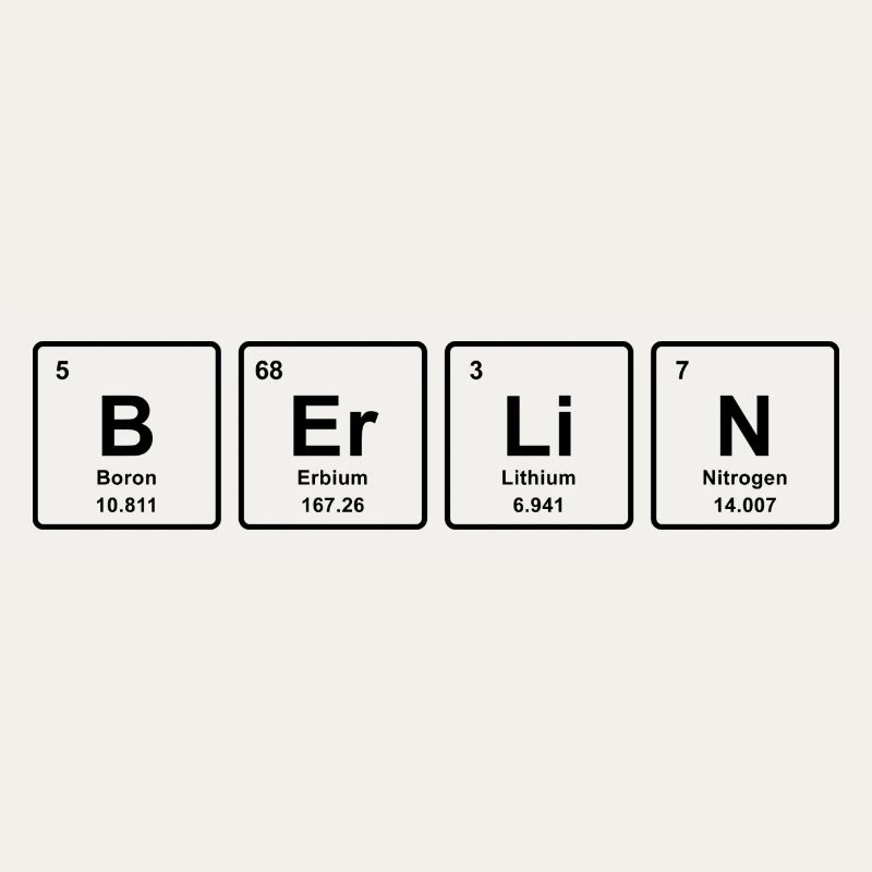 BERLIN ELEMENTS drôle cadeau capital