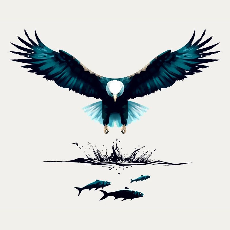 Aigles à la chasse