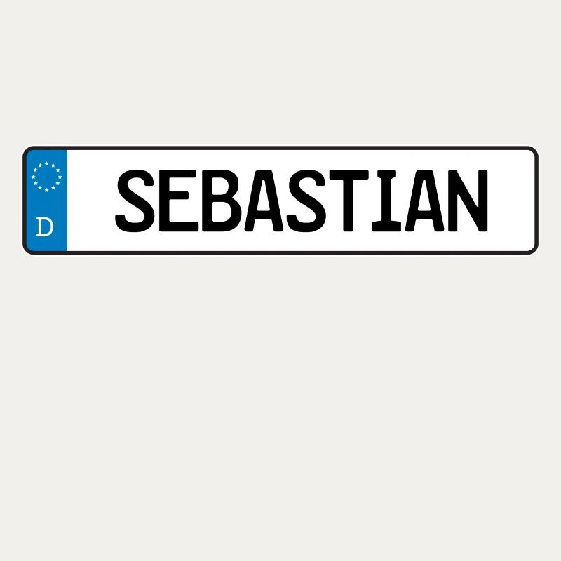 Sebastian name tag gift